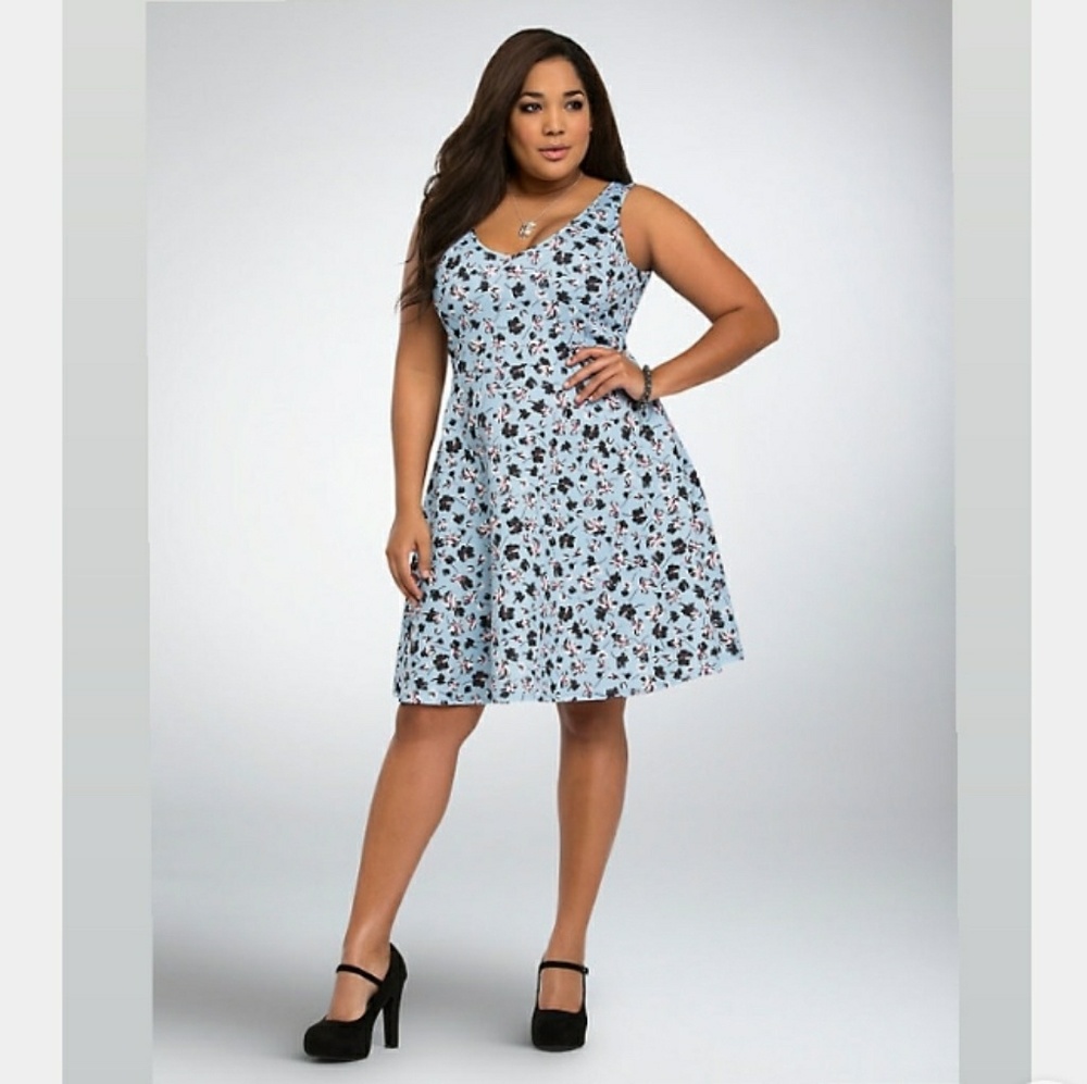 ⚫NWOT SEXY FLORAL TANK SCUBA DRESS - Picture 5 of 5